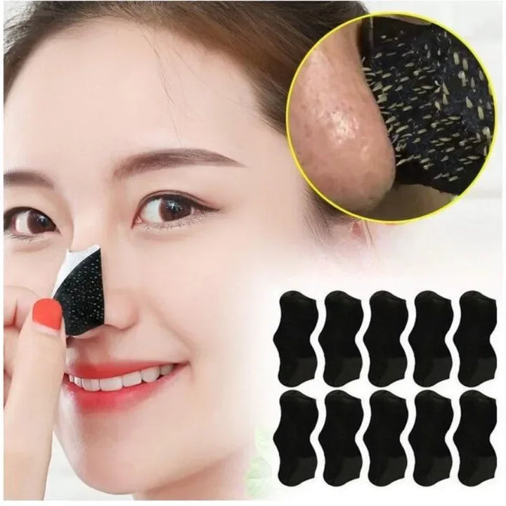 Unisex Blackhead Remove Mask Nasal Strips Shrink Cleansing Pore Nose Black Head Remove Stickers Skin Care Mask Patch