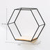 Floating Wall Shelf Sundries Storage Holder Living Room Home Decoration Wall Mounted Hexagon Shelf Handicraft Display Rack